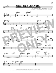 Once In A Lifetime von Anthony Newley (Download) 