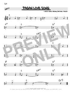 Pagan Love Song von Arthur Freed (Download) 