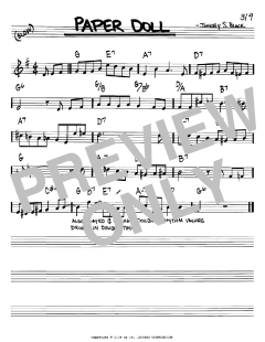 Paper Doll von Johnny S. Black (Download) 