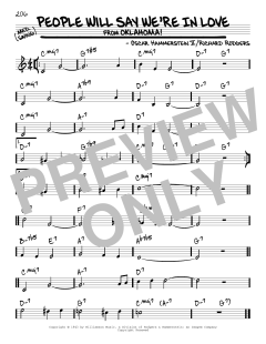 People Will Say We're In Love von Richard Rodgers (Download) 