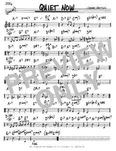 Quiet Now von Denny Zeitlin (Download) 