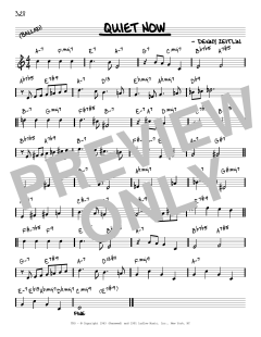 Quiet Now [Reharmonized version] von Denny Zeitlin (Download) 