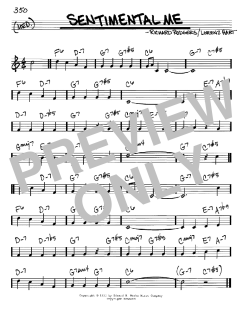 Sentimental Me von Richard Rodgers (Download) 
