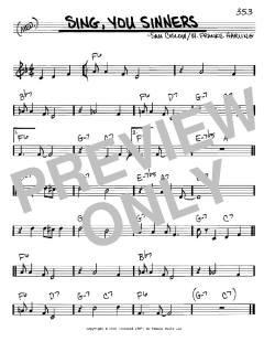 Sing, You Sinners von Sam Coslow (Download) 