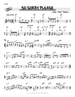 So Sorry Please von Bud Powell (Download) 