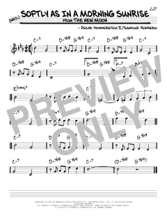 Softly As In A Morning Sunrise von Sigmund Romberg (Download) 