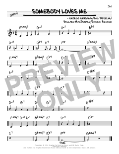 Somebody Loves Me [Reharmonized version] von Buddy Gard DeSylva (Download) 