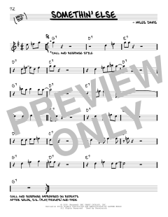 Somethin' Else von Miles Davis (Download) 