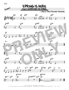 Spring Is Here von Richard Rodgers (Download) 