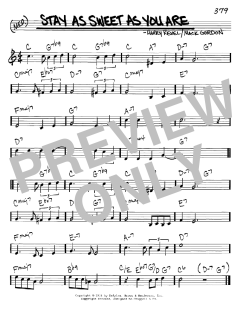 Stay As Sweet As You Are von Mack Gordon (Download) 