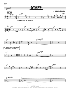 Stuff [Reharmonized version] von Miles Davis (Download) 
