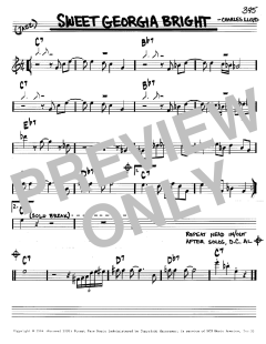 Sweet Georgia Bright von Charles Lloyd (Download) 