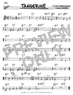 Tangerine von Johnny Mercer (Download) 