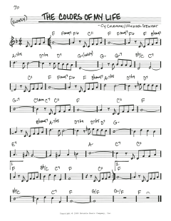 The Colors Of My Life von Cy Coleman (Download) 