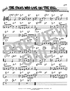 The Folks Who Live On The Hill von Jerome Kern (Download) 