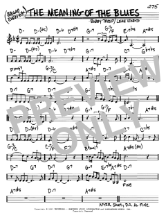 The Meaning Of The Blues von Bobby Troup (Download) 