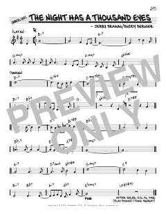 The Night Has A Thousand Eyes [Reharmonized version] von Buddy Bernier (Download) 