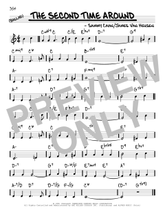 The Second Time Around von Sammy Cahn (Download) 