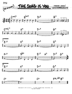 The Song Is You von Jerome Kern (Download) 
