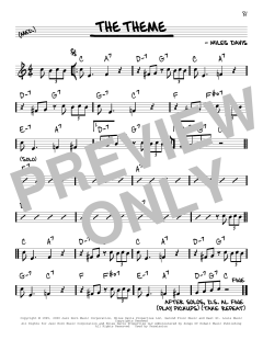 The Theme von Miles Davis (Download) 