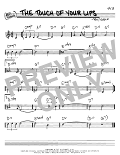 The Touch Of Your Lips von Ray Noble (Download) 