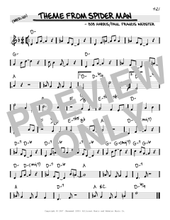 Theme From Spider Man von Bob Harris (Download) 