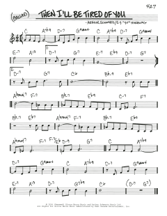 Then I'll Be Tired Of You von Arthur Schwartz (Download) 