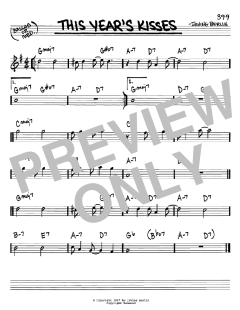 This Year's Kisses von Irving Berlin (Download) 