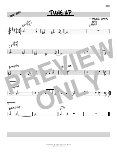 Tune Up [Reharmonized version] von Miles Davis (Download) 