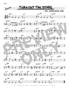 Turn Out The Stars [Reharmonized version] von Bill Evans (Download) 