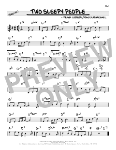 Two Sleepy People von Frank Loesser (Download) 