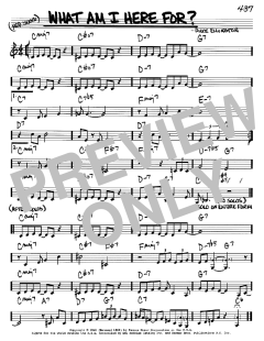 What Am I Here For? von Duke Ellington (Download) 