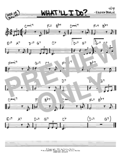 What'll I Do von Irving Berlin (Download) 