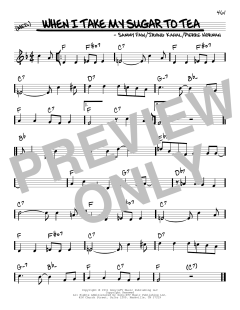 When I Take My Sugar To Tea von Sammy Fain (Download) 