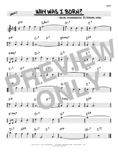 Why Was I Born? von Jerome Kern (Download) 