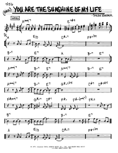 You Are The Sunshine Of My Life von Stevie Wonder (Download) 