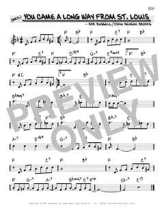 You Came A Long Way From St. Louis von Bob Russell (Download) 