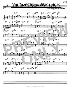 You Don't Know What Love Is von Carol Bruce (Download) 