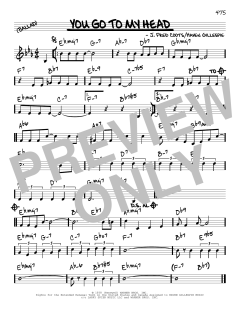 You Go To My Head von Haven Gillespie (Download) 