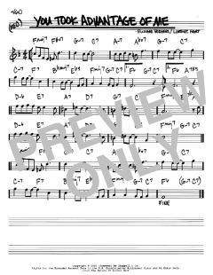 You Took Advantage Of Me von Richard Rodgers (Download) 