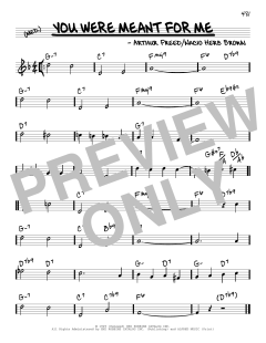 You Were Meant For Me von Arthur Freed (Download) 