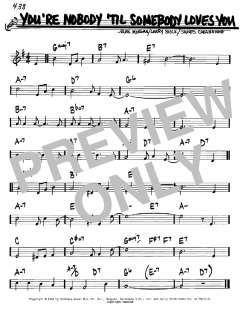 You're Nobody 'Til Somebody Loves You von Dean Martin (Download) 