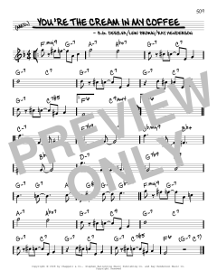 You're The Cream In My Coffee von Buddy Gard DeSylva (Download) 