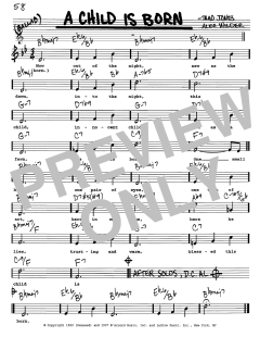 A Child Is Born von Thad Jones (Download) 