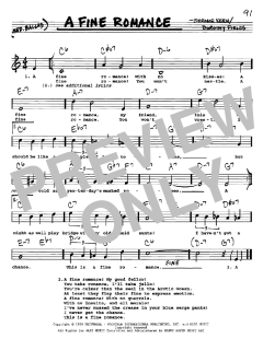 A Fine Romance von Jerome Kern (Download) 
