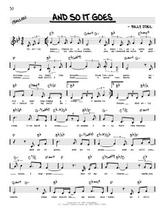 And So It Goes von Billy Joel (Download) 