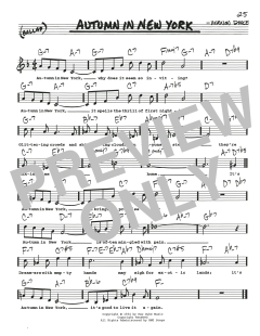 Autumn In New York von Bud Powell (Download) 