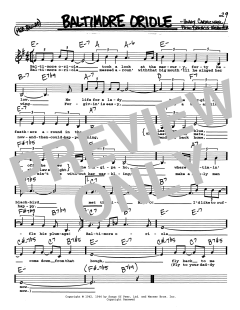 Baltimore Oriole von Hoagy Carmichael (Download) 