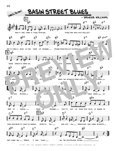 Basin Street Blues von Spencer Williams (Download) 