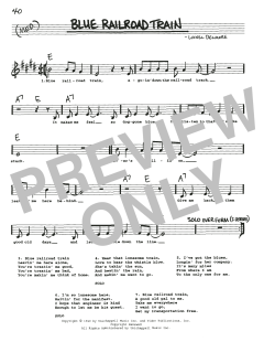 Blue Railroad Train von Lionel Delmore (Download) 